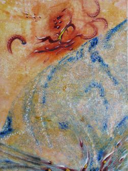 Huile sur papier