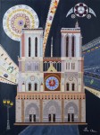 Peinture : Notre-Dame, cathédrale Paris