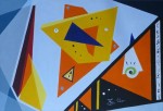 Dans la ville / acrylique