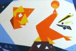 Le match / acrylique