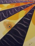 plume de paon, peinture