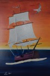Voilier 1 peinture