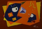 Le parent et l'enfant / acrylique