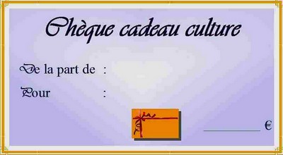 Chèque cadeau peinture, cours