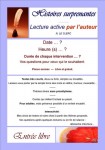 Affiche de lecture publique