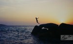 Plongeon... et son ombre ? (pas de trucage)