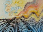Via ferrata / acrylique